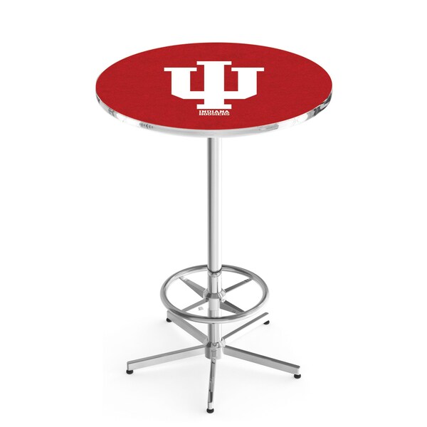 42" Chrome Indiana Pub Table